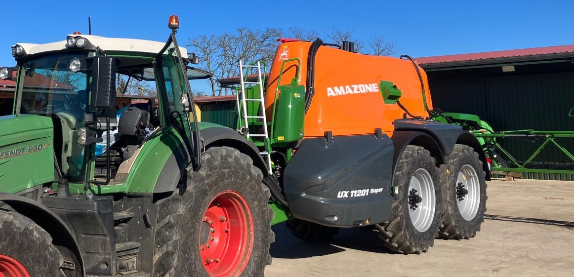 Bestens überprüft auch ohne EU-Verordnung: Pflanzenschutz-Spritze vor ihrem Einsatz